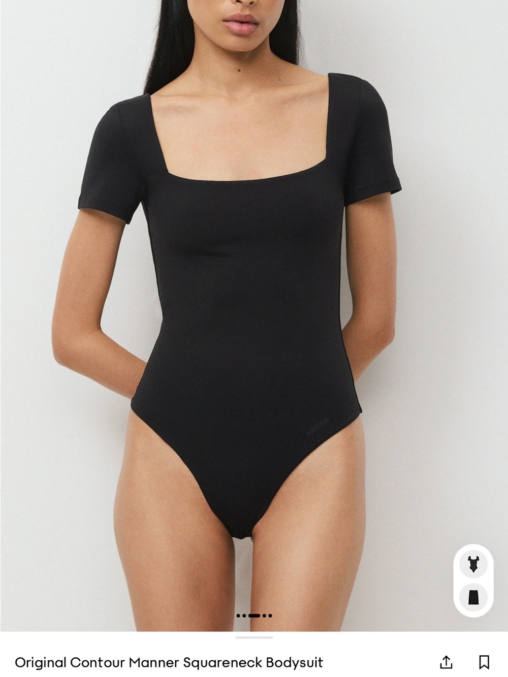 Orginal Contour Manner Squareneck Bodysuit